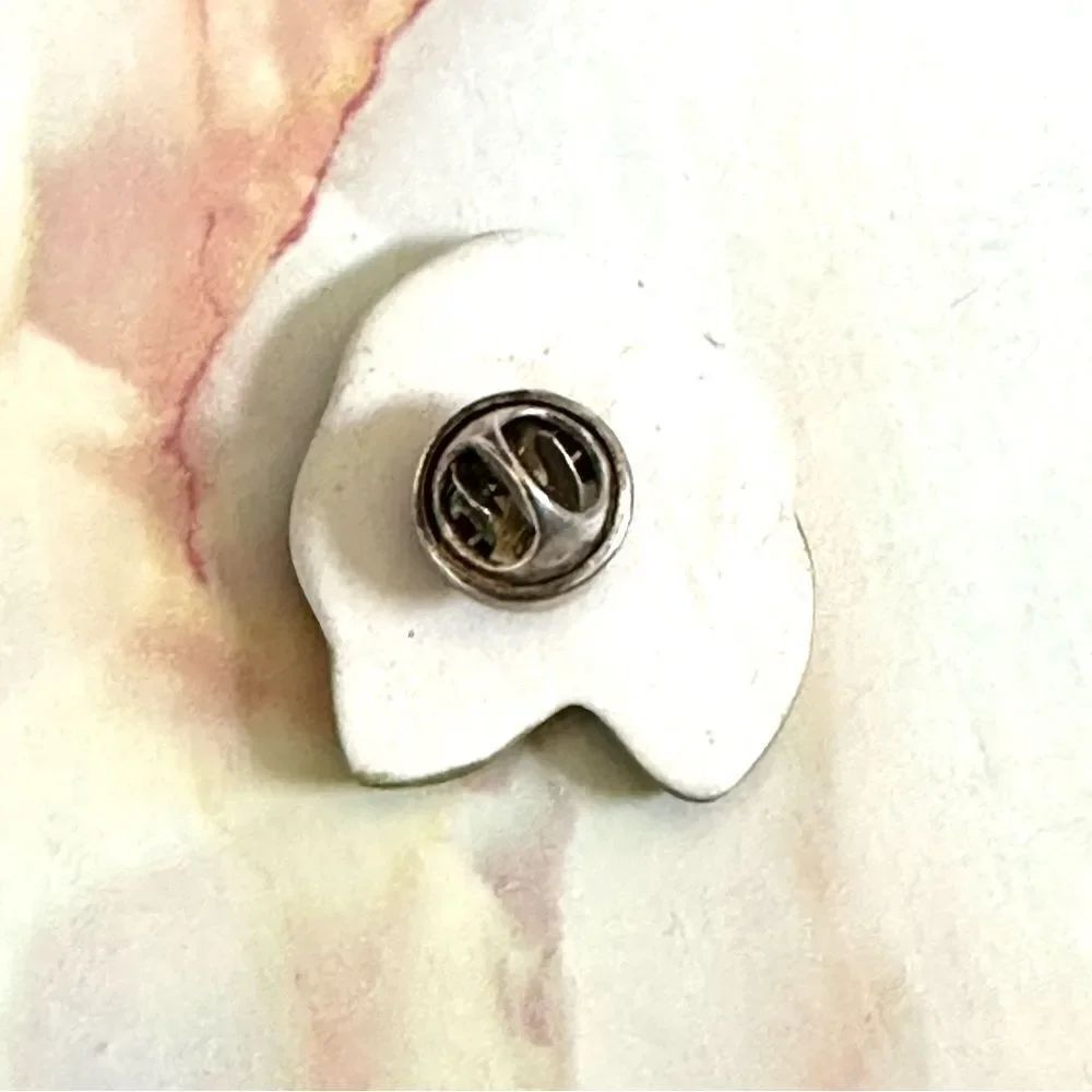 Blue floral pin - Picture 7 of 7
